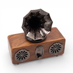 Retro Mini Double Gramophone Speaker - Bluetooth